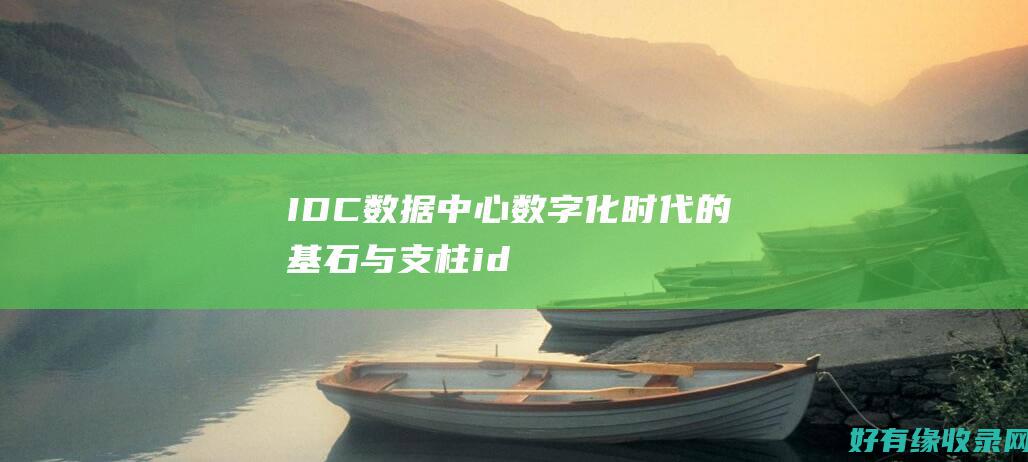 IDC数据中心：数字化时代的基石与支柱 (idc数据中心概念股)